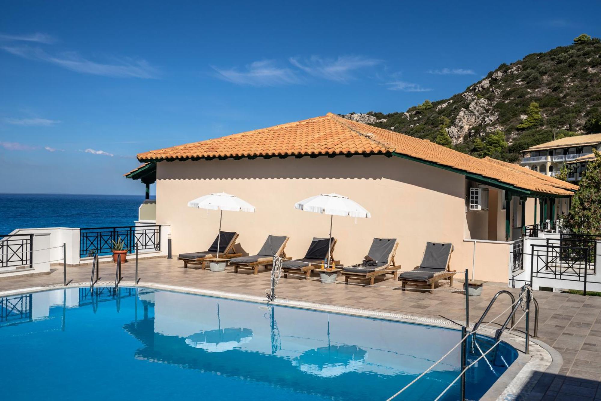 Sunset Premium Studio 7 Ayios Nikitas Bagian luar foto